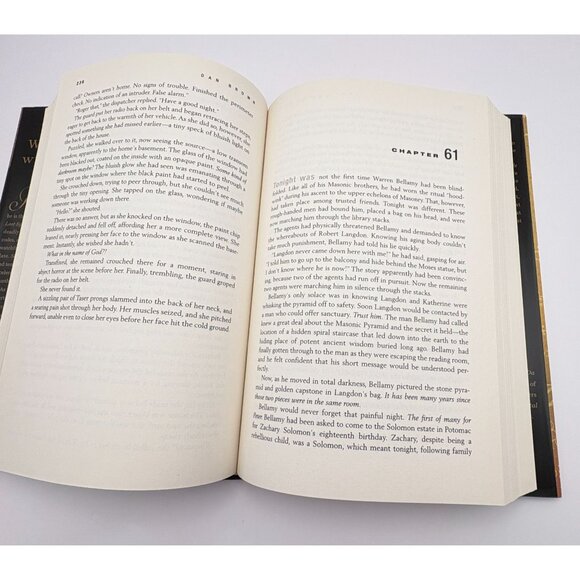 The Lost Symbol by Dan Brown 1st Edition Hardcover Robert Langdon - Picture 7 of 10